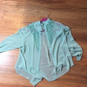 Mint green Blouse